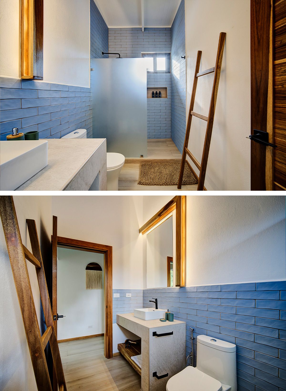 Detalles de los muebles de baño del apartamento Sarai en Villas Roca del Caribe