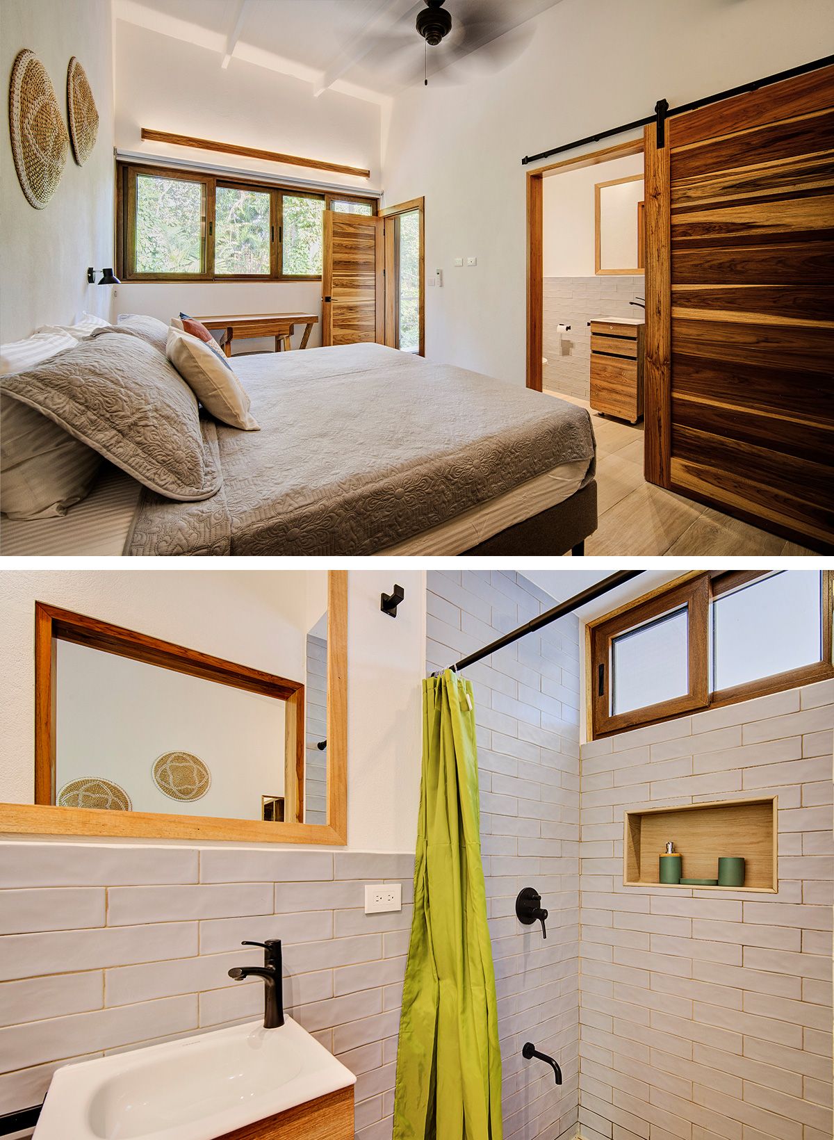 Habitación y baño en el apartamento Sarai